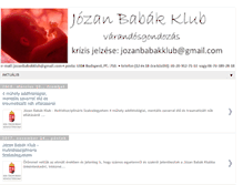 Tablet Screenshot of jozanbabakterhesgondozas.blogspot.com