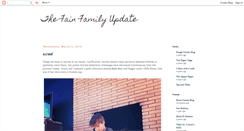 Desktop Screenshot of fainfamilyupdates.blogspot.com