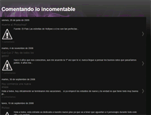 Tablet Screenshot of comentandoloincomentable.blogspot.com
