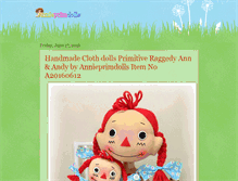 Tablet Screenshot of annieprimdolls.blogspot.com