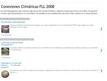 Tablet Screenshot of conexionesclimaticas.blogspot.com