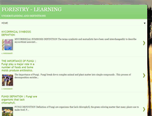 Tablet Screenshot of forestry-learning.blogspot.com