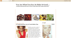 Desktop Screenshot of goodfood4life.blogspot.com