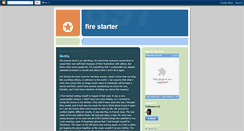 Desktop Screenshot of firestarterkd.blogspot.com