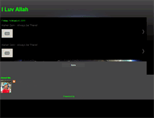 Tablet Screenshot of i-luv-allah-iluvallah.blogspot.com
