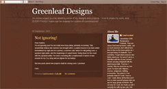 Desktop Screenshot of cara-greenleaf-designs.blogspot.com