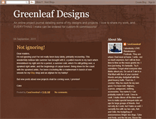 Tablet Screenshot of cara-greenleaf-designs.blogspot.com