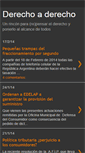 Mobile Screenshot of derechoaderecho.blogspot.com