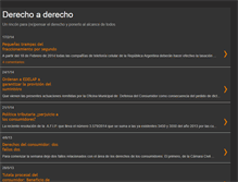 Tablet Screenshot of derechoaderecho.blogspot.com