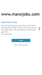 Mobile Screenshot of manejobs.blogspot.com