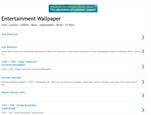 Tablet Screenshot of entertainment-wallpaper.blogspot.com