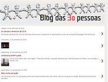 Tablet Screenshot of blogdas30pessoas.blogspot.com