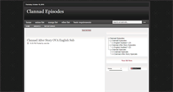 Desktop Screenshot of one-clannad.blogspot.com