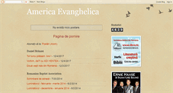 Desktop Screenshot of americaevanghelica.blogspot.com