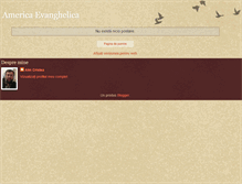 Tablet Screenshot of americaevanghelica.blogspot.com