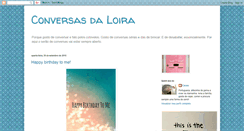 Desktop Screenshot of conversasdaloira.blogspot.com