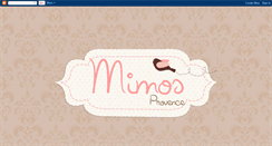 Desktop Screenshot of mimosprovence.blogspot.com