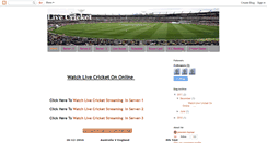 Desktop Screenshot of cricklivetv.blogspot.com