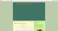 Desktop Screenshot of brandybuzz.blogspot.com
