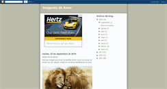 Desktop Screenshot of imagenesamor.blogspot.com