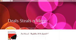 Desktop Screenshot of deals-stealsnmore.blogspot.com