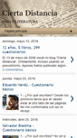 Mobile Screenshot of ciertadistancia.blogspot.com