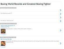 Tablet Screenshot of boxingrecords.blogspot.com