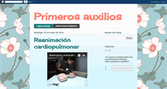 Desktop Screenshot of primeros----auxilios.blogspot.com