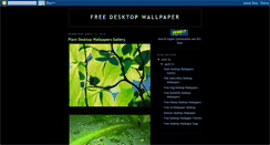 Desktop Screenshot of freedesktopswallpapers.blogspot.com