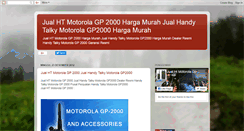 Desktop Screenshot of jualhtmotorolagp2000.blogspot.com