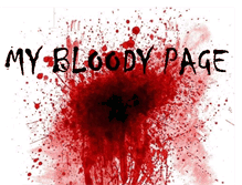 Tablet Screenshot of mybloodypage.blogspot.com