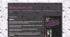 Desktop Screenshot of chilejustchile.blogspot.com