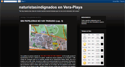 Desktop Screenshot of naturistasindignados.blogspot.com