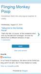 Mobile Screenshot of flingingmonkeypoop.blogspot.com