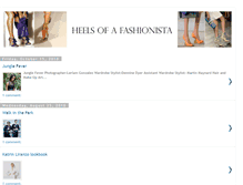 Tablet Screenshot of heelsofafashionista.blogspot.com