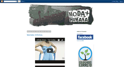 Desktop Screenshot of modamaishumana.blogspot.com