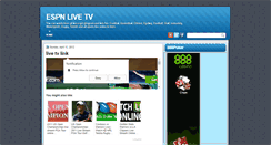 Desktop Screenshot of espntv24.blogspot.com