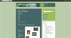 Desktop Screenshot of dickysaptahadi.blogspot.com