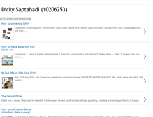 Tablet Screenshot of dickysaptahadi.blogspot.com