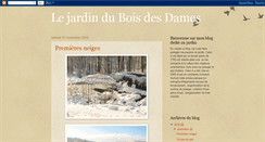 Desktop Screenshot of jardinduboisdesdames.blogspot.com