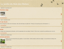 Tablet Screenshot of jardinduboisdesdames.blogspot.com