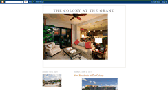 Desktop Screenshot of colonyatthegrand.blogspot.com