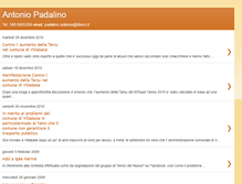 Tablet Screenshot of antoniopadalino.blogspot.com