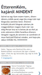 Mobile Screenshot of etteremkem.blogspot.com