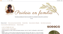 Desktop Screenshot of paideiaenfamilia.blogspot.com