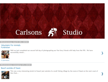 Tablet Screenshot of carlsons-studio.blogspot.com