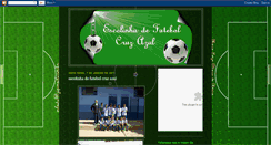 Desktop Screenshot of escolinhadefutebolcruzazul.blogspot.com