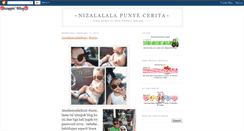 Desktop Screenshot of nizalalala.blogspot.com