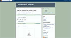 Desktop Screenshot of cyclotourismelabegude.blogspot.com