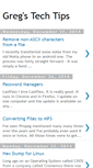 Mobile Screenshot of gregs-tech-tips.blogspot.com